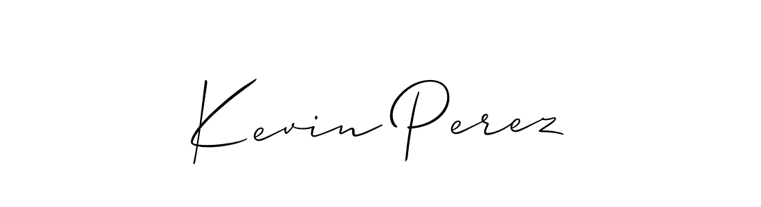 Create a beautiful signature design for name Kevin Perez. With this signature (Allison_Script) fonts, you can make a handwritten signature for free. Kevin Perez signature style 2 images and pictures png
