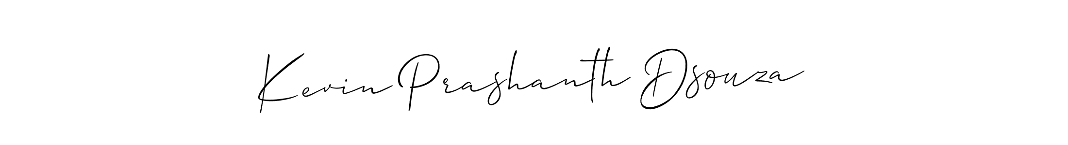 Use a signature maker to create a handwritten signature online. With this signature software, you can design (Allison_Script) your own signature for name Kevin Prashanth Dsouza. Kevin Prashanth Dsouza signature style 2 images and pictures png