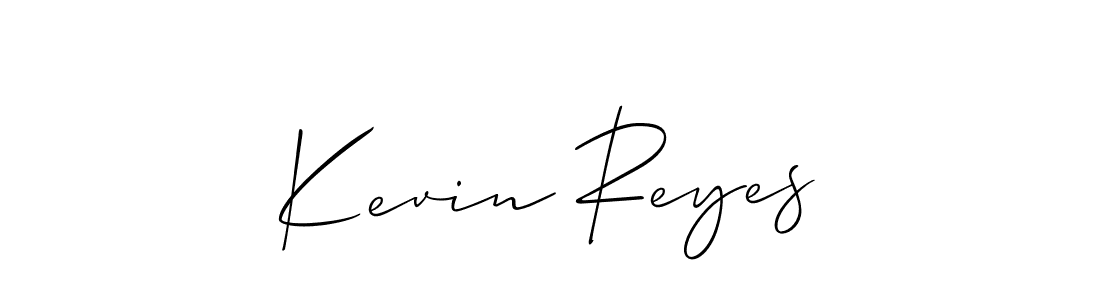 Allison_Script is a professional signature style that is perfect for those who want to add a touch of class to their signature. It is also a great choice for those who want to make their signature more unique. Get Kevin Reyes name to fancy signature for free. Kevin Reyes signature style 2 images and pictures png