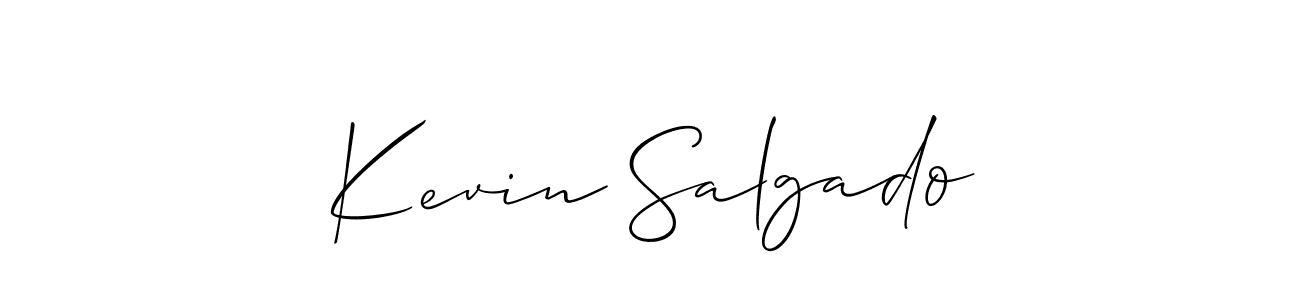 Best and Professional Signature Style for Kevin Salgado. Allison_Script Best Signature Style Collection. Kevin Salgado signature style 2 images and pictures png