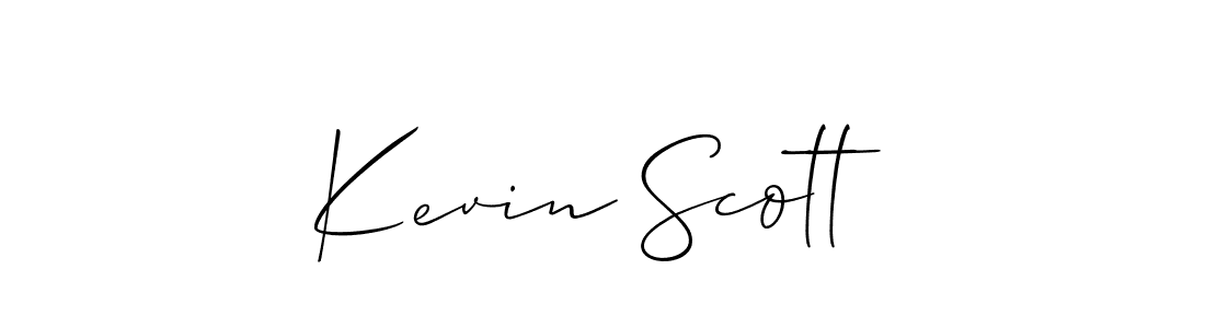 It looks lik you need a new signature style for name Kevin Scott. Design unique handwritten (Allison_Script) signature with our free signature maker in just a few clicks. Kevin Scott signature style 2 images and pictures png