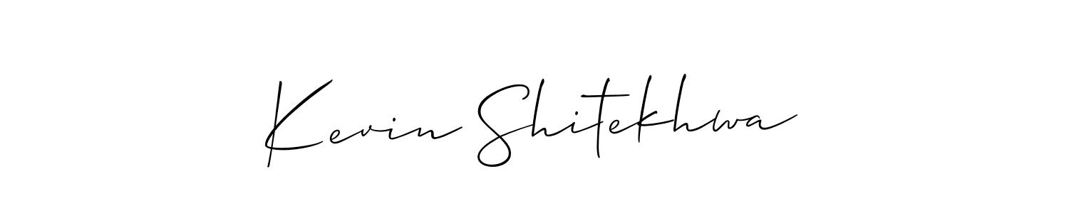 Kevin Shitekhwa stylish signature style. Best Handwritten Sign (Allison_Script) for my name. Handwritten Signature Collection Ideas for my name Kevin Shitekhwa. Kevin Shitekhwa signature style 2 images and pictures png