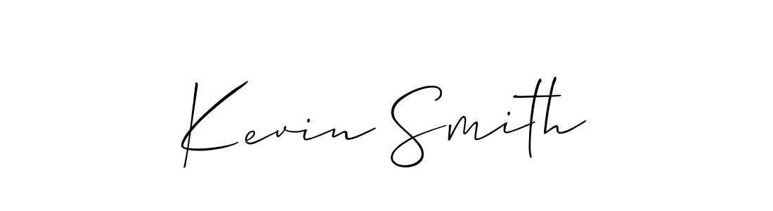 How to make Kevin Smith signature? Allison_Script is a professional autograph style. Create handwritten signature for Kevin Smith name. Kevin Smith signature style 2 images and pictures png