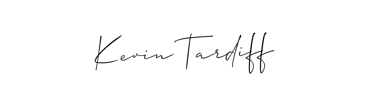 How to Draw Kevin Tardiff signature style? Allison_Script is a latest design signature styles for name Kevin Tardiff. Kevin Tardiff signature style 2 images and pictures png