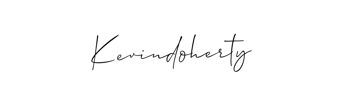 Best and Professional Signature Style for Kevindoherty. Allison_Script Best Signature Style Collection. Kevindoherty signature style 2 images and pictures png