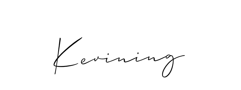 You can use this online signature creator to create a handwritten signature for the name Kevining. This is the best online autograph maker. Kevining signature style 2 images and pictures png