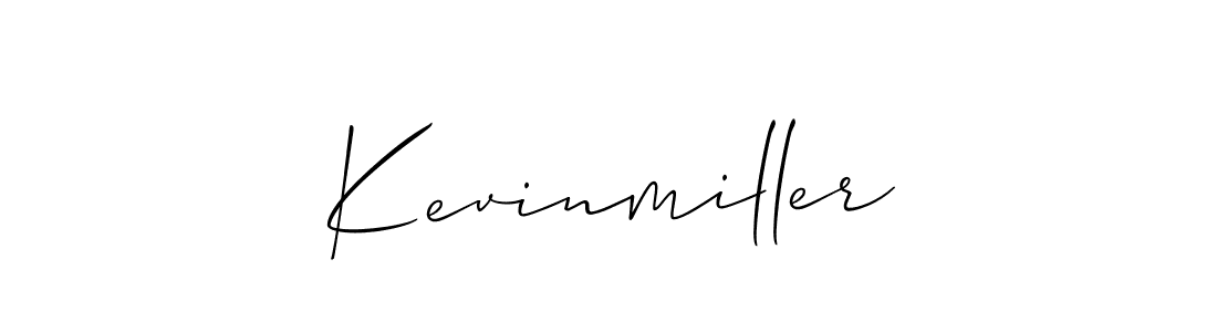 Design your own signature with our free online signature maker. With this signature software, you can create a handwritten (Allison_Script) signature for name Kevinmiller. Kevinmiller signature style 2 images and pictures png