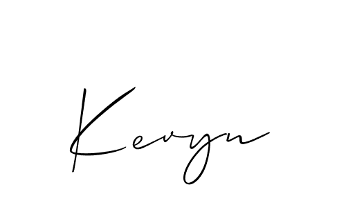 Make a beautiful signature design for name Kevyn. Use this online signature maker to create a handwritten signature for free. Kevyn signature style 2 images and pictures png