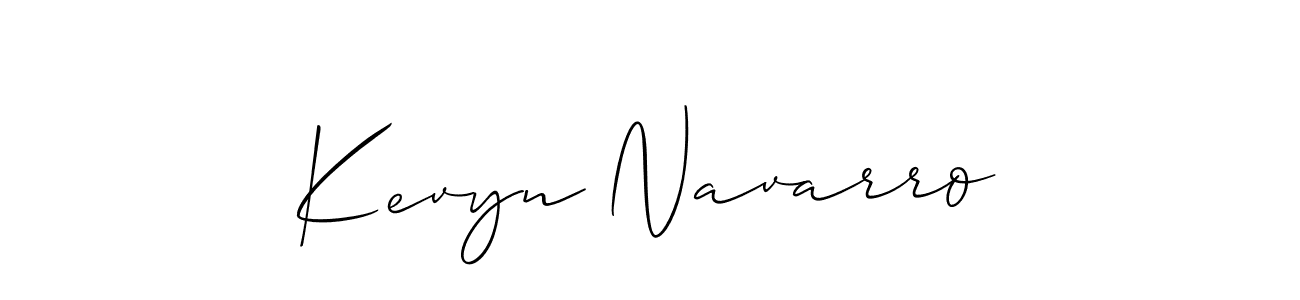 Similarly Allison_Script is the best handwritten signature design. Signature creator online .You can use it as an online autograph creator for name Kevyn Navarro. Kevyn Navarro signature style 2 images and pictures png