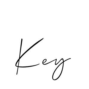 Make a beautiful signature design for name Key. With this signature (Allison_Script) style, you can create a handwritten signature for free. Key signature style 2 images and pictures png