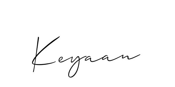 Also we have Keyaan name is the best signature style. Create professional handwritten signature collection using Allison_Script autograph style. Keyaan signature style 2 images and pictures png
