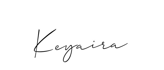 Make a beautiful signature design for name Keyaira. With this signature (Allison_Script) style, you can create a handwritten signature for free. Keyaira signature style 2 images and pictures png