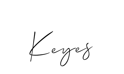 How to Draw Keyes signature style? Allison_Script is a latest design signature styles for name Keyes. Keyes signature style 2 images and pictures png