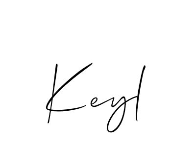 Also we have Keyl name is the best signature style. Create professional handwritten signature collection using Allison_Script autograph style. Keyl signature style 2 images and pictures png