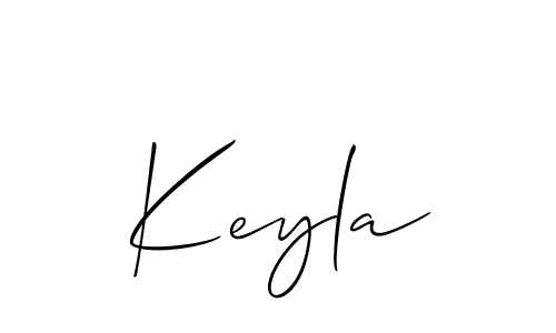 How to Draw Keyla signature style? Allison_Script is a latest design signature styles for name Keyla. Keyla signature style 2 images and pictures png
