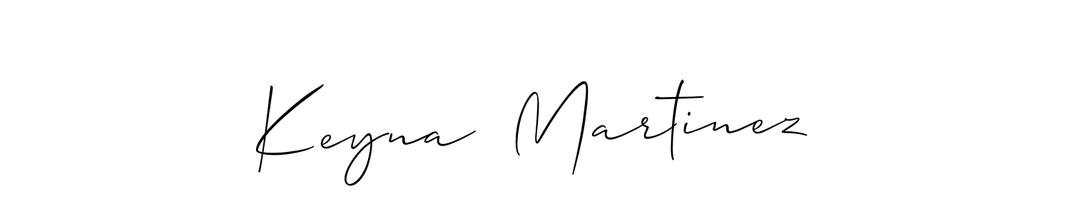 if you are searching for the best signature style for your name Keyna  Martinez. so please give up your signature search. here we have designed multiple signature styles  using Allison_Script. Keyna  Martinez signature style 2 images and pictures png