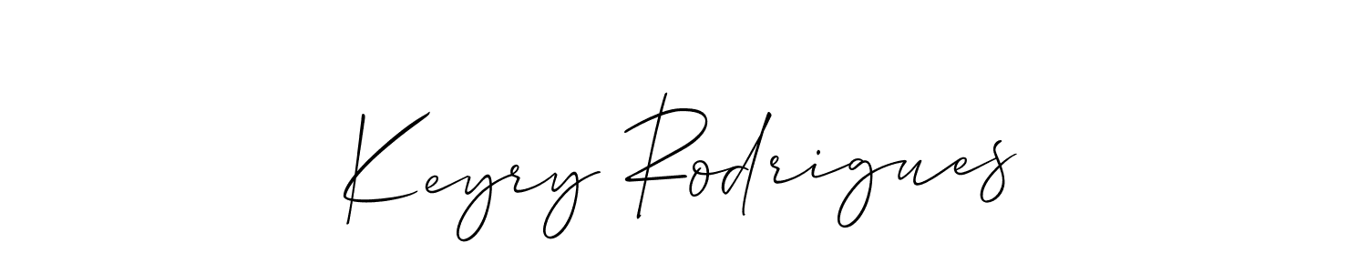 You can use this online signature creator to create a handwritten signature for the name Keyry Rodrigues. This is the best online autograph maker. Keyry Rodrigues signature style 2 images and pictures png