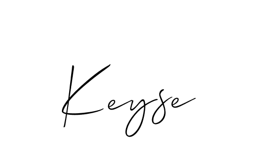 It looks lik you need a new signature style for name Keyse. Design unique handwritten (Allison_Script) signature with our free signature maker in just a few clicks. Keyse signature style 2 images and pictures png