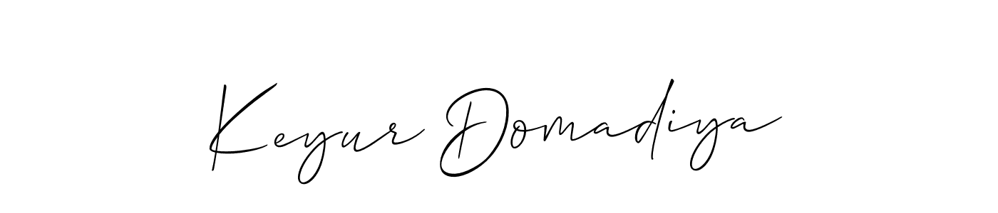 You can use this online signature creator to create a handwritten signature for the name Keyur Domadiya. This is the best online autograph maker. Keyur Domadiya signature style 2 images and pictures png