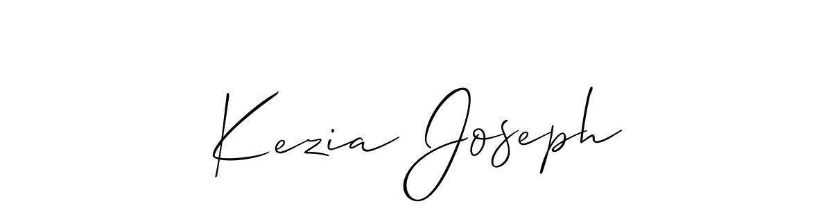 Best and Professional Signature Style for Kezia Joseph. Allison_Script Best Signature Style Collection. Kezia Joseph signature style 2 images and pictures png