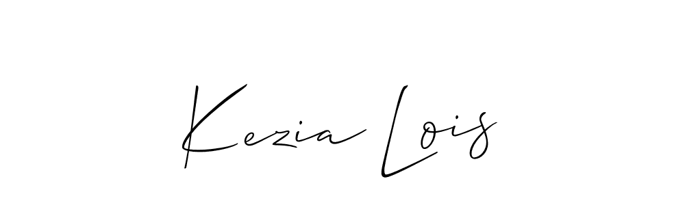 Best and Professional Signature Style for Kezia Lois. Allison_Script Best Signature Style Collection. Kezia Lois signature style 2 images and pictures png