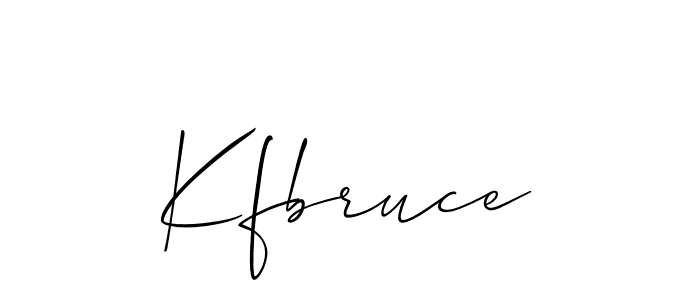 Once you've used our free online signature maker to create your best signature Allison_Script style, it's time to enjoy all of the benefits that Kfbruce name signing documents. Kfbruce signature style 2 images and pictures png