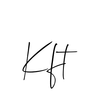 How to make Kft name signature. Use Allison_Script style for creating short signs online. This is the latest handwritten sign. Kft signature style 2 images and pictures png