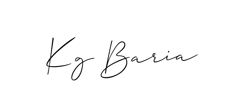 This is the best signature style for the Kg Baria name. Also you like these signature font (Allison_Script). Mix name signature. Kg Baria signature style 2 images and pictures png