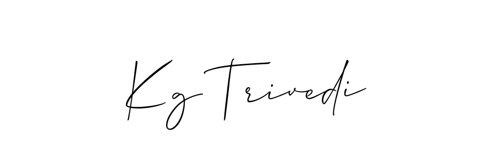 Also we have Kg Trivedi name is the best signature style. Create professional handwritten signature collection using Allison_Script autograph style. Kg Trivedi signature style 2 images and pictures png