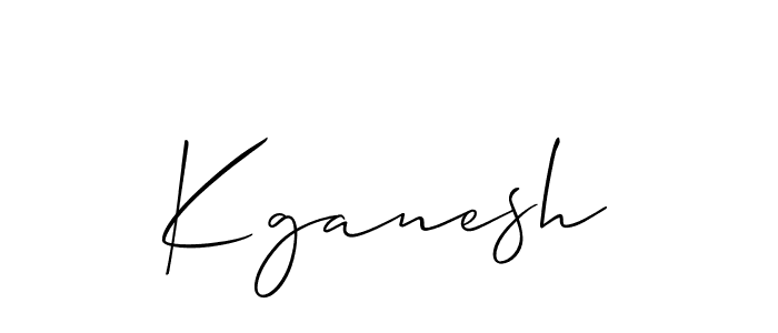 if you are searching for the best signature style for your name Kganesh. so please give up your signature search. here we have designed multiple signature styles  using Allison_Script. Kganesh signature style 2 images and pictures png