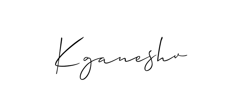 Make a beautiful signature design for name Kganeshv. Use this online signature maker to create a handwritten signature for free. Kganeshv signature style 2 images and pictures png