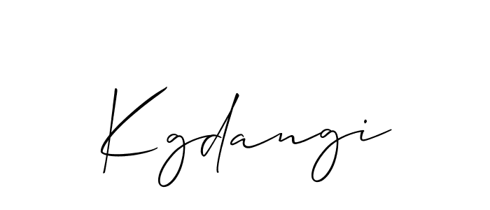 Once you've used our free online signature maker to create your best signature Allison_Script style, it's time to enjoy all of the benefits that Kgdangi name signing documents. Kgdangi signature style 2 images and pictures png