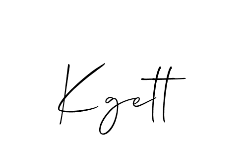 Once you've used our free online signature maker to create your best signature Allison_Script style, it's time to enjoy all of the benefits that Kgett name signing documents. Kgett signature style 2 images and pictures png