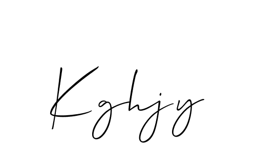 You should practise on your own different ways (Allison_Script) to write your name (Kghjy) in signature. don't let someone else do it for you. Kghjy signature style 2 images and pictures png