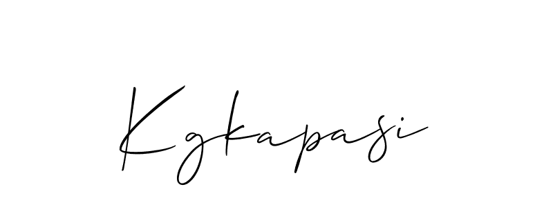 Once you've used our free online signature maker to create your best signature Allison_Script style, it's time to enjoy all of the benefits that Kgkapasi name signing documents. Kgkapasi signature style 2 images and pictures png