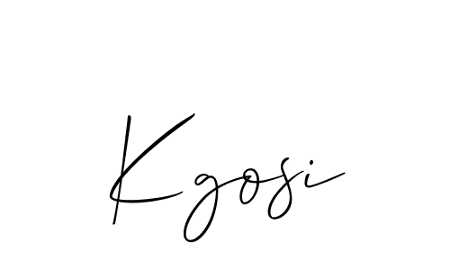 Make a beautiful signature design for name Kgosi. Use this online signature maker to create a handwritten signature for free. Kgosi signature style 2 images and pictures png