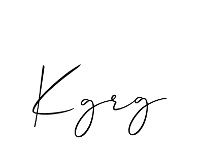 Similarly Allison_Script is the best handwritten signature design. Signature creator online .You can use it as an online autograph creator for name Kgrg. Kgrg signature style 2 images and pictures png