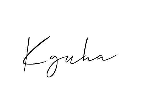 Best and Professional Signature Style for Kguha. Allison_Script Best Signature Style Collection. Kguha signature style 2 images and pictures png