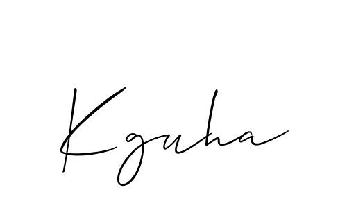 Best and Professional Signature Style for Kguha. Allison_Script Best Signature Style Collection. Kguha signature style 2 images and pictures png