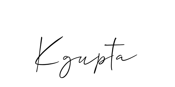 Make a short Kgupta signature style. Manage your documents anywhere anytime using Allison_Script. Create and add eSignatures, submit forms, share and send files easily. Kgupta signature style 2 images and pictures png