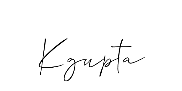 Make a short Kgupta signature style. Manage your documents anywhere anytime using Allison_Script. Create and add eSignatures, submit forms, share and send files easily. Kgupta signature style 2 images and pictures png