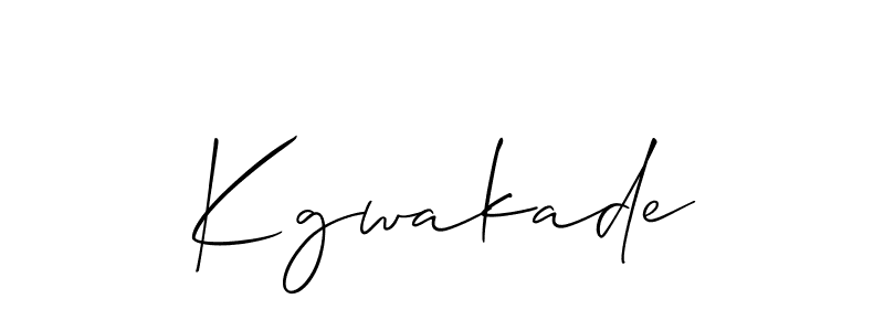You can use this online signature creator to create a handwritten signature for the name Kgwakade. This is the best online autograph maker. Kgwakade signature style 2 images and pictures png