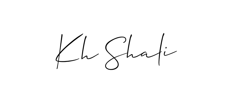 See photos of Kh Shali official signature by Spectra . Check more albums & portfolios. Read reviews & check more about Allison_Script font. Kh Shali signature style 2 images and pictures png