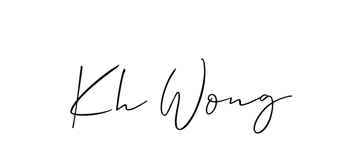 Similarly Allison_Script is the best handwritten signature design. Signature creator online .You can use it as an online autograph creator for name Kh Wong. Kh Wong signature style 2 images and pictures png