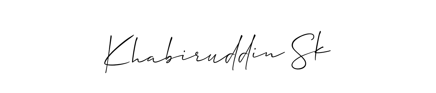 Once you've used our free online signature maker to create your best signature Allison_Script style, it's time to enjoy all of the benefits that Khabiruddin Sk name signing documents. Khabiruddin Sk signature style 2 images and pictures png