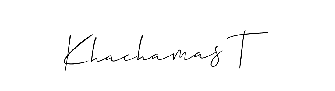 Here are the top 10 professional signature styles for the name Khachamas T. These are the best autograph styles you can use for your name. Khachamas T signature style 2 images and pictures png