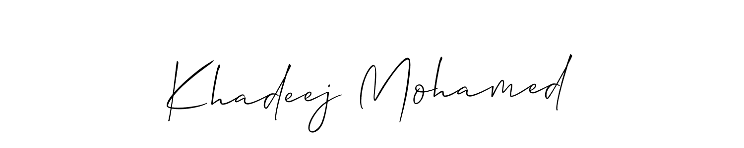 See photos of Khadeej Mohamed official signature by Spectra . Check more albums & portfolios. Read reviews & check more about Allison_Script font. Khadeej Mohamed signature style 2 images and pictures png