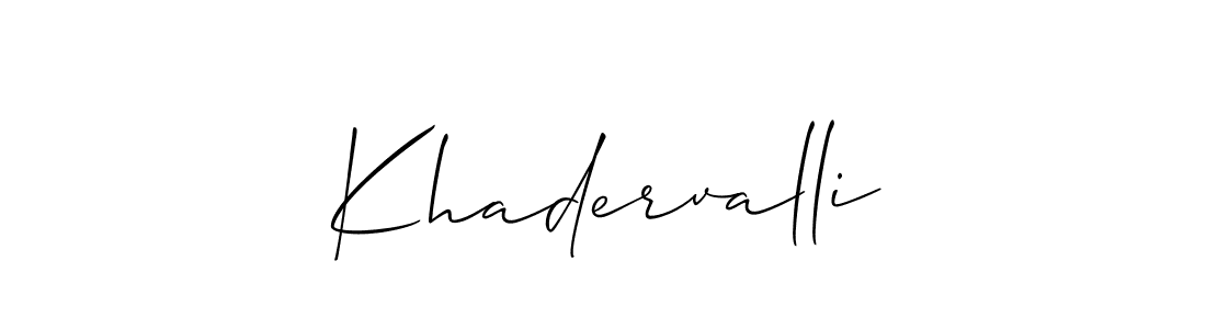 You can use this online signature creator to create a handwritten signature for the name Khadervalli. This is the best online autograph maker. Khadervalli signature style 2 images and pictures png
