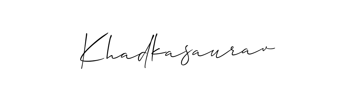This is the best signature style for the Khadkasaurav name. Also you like these signature font (Allison_Script). Mix name signature. Khadkasaurav signature style 2 images and pictures png