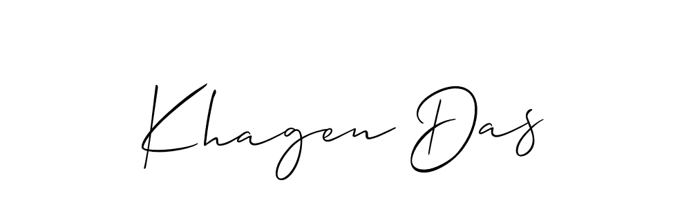 Make a short Khagen Das signature style. Manage your documents anywhere anytime using Allison_Script. Create and add eSignatures, submit forms, share and send files easily. Khagen Das signature style 2 images and pictures png